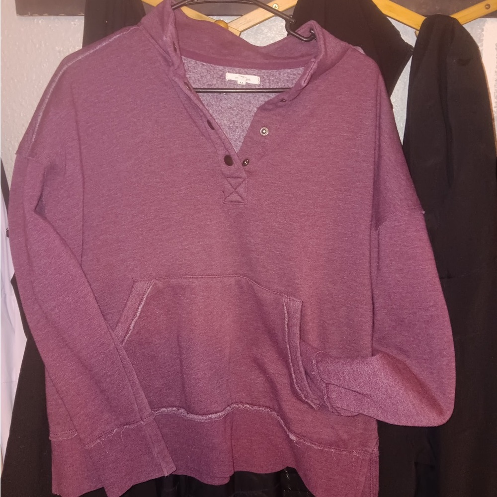 Free People Purple/ red Colored sweater shirt
